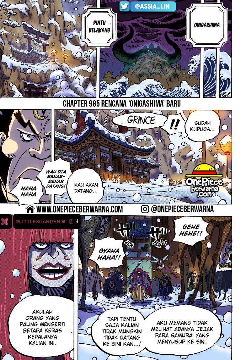 One Piece Berwarna Chapter 985